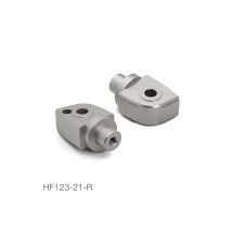 PAR DE FIJACIONES ESTRIBERAS TRASERAS "V2" BARRACUDA HONDA X-ADV 750 2021-2025